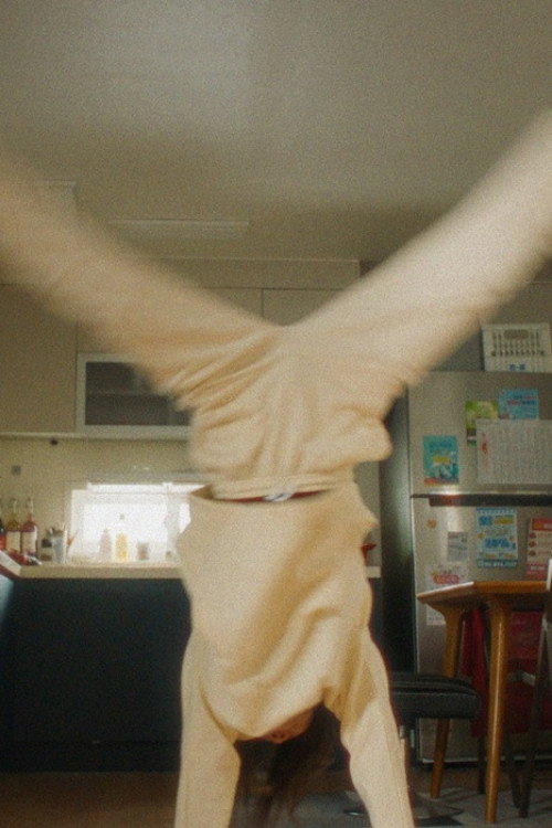 Turning girl